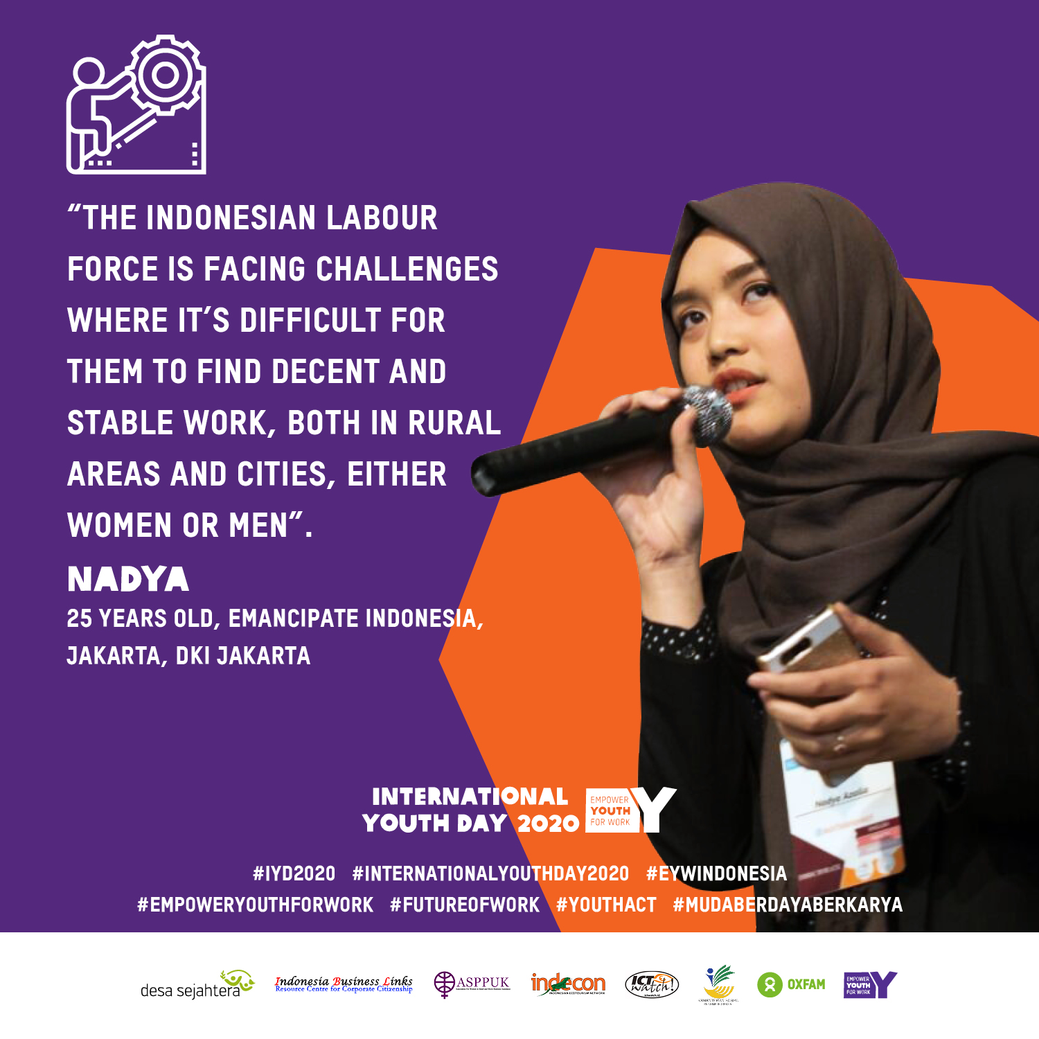 International Youth Day in Indonesia 2020 - Empower Youth For Work